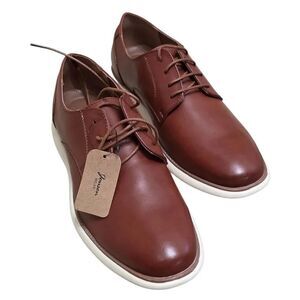Brown Leather Men's Oxfords
